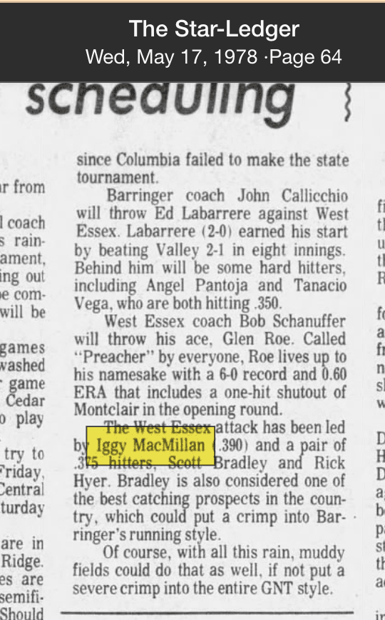 Scan of Star-Ledger, May 17, 1978, Star-Ledger